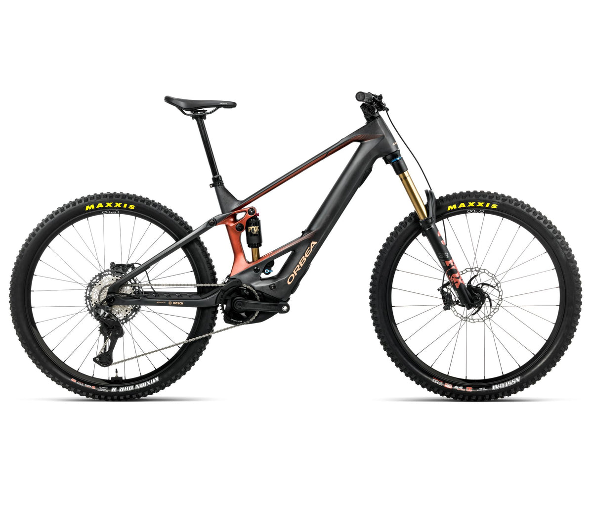WILD M-TEAM MULLET, 750 Wh - Diamond Carbon View (Matt)/Mars Red (Gloss)