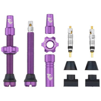 Valvole Tubeless Presta, - viola