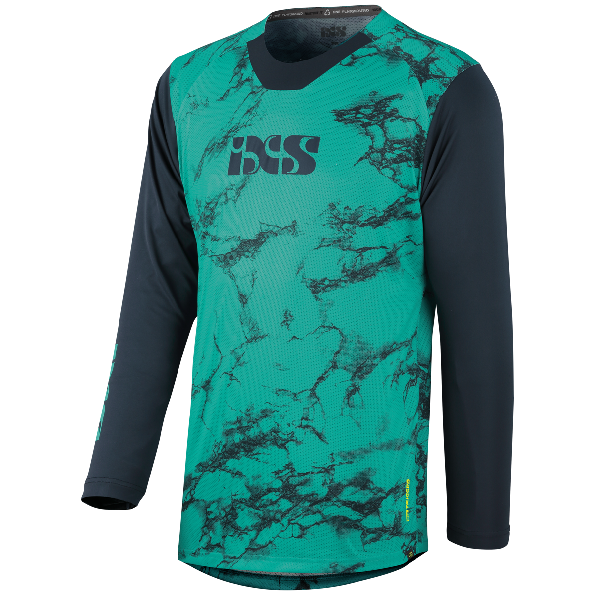 Trigger X Air Kindertrikot langärmlig - Türkis/Blau iXS