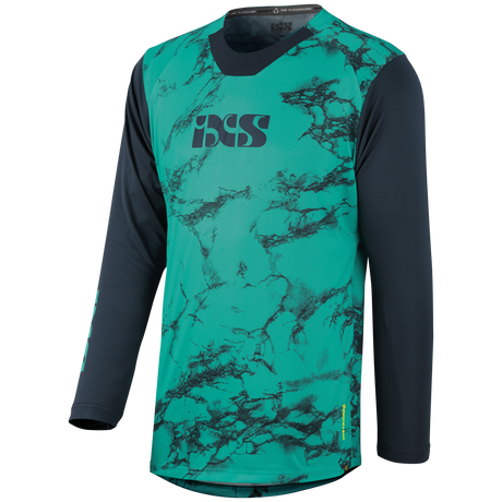 Trigger X Air Kindertrikot langärmlig - Türkis/Blau iXS