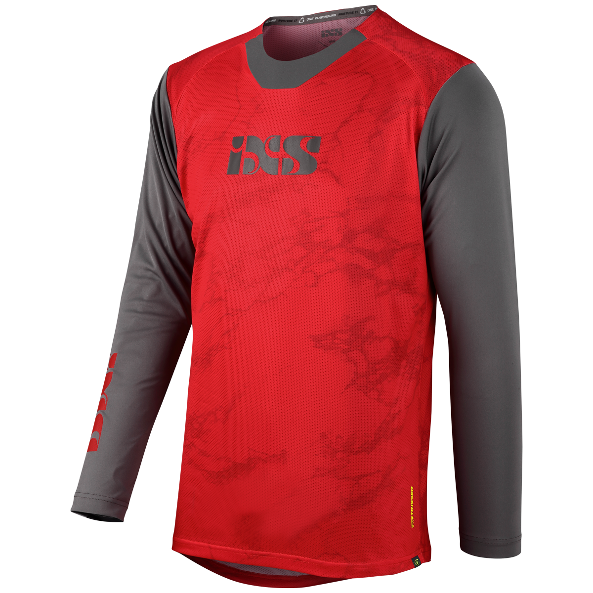 Trigger X Air Kindertrikot langärmlig - Rot/Grau iXS