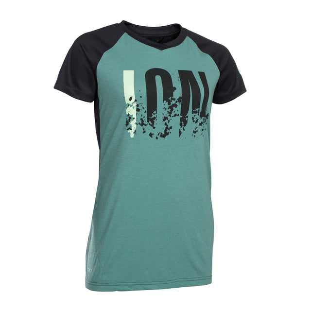 Tee SS Letters Scrub AMP WMS - Meeresgrün