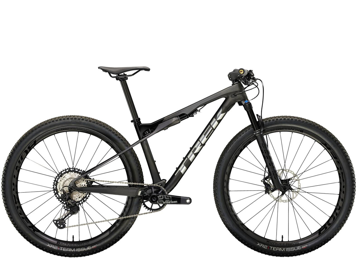 Supercaliber 9.8 XT Matte Raw Carbon/Gloss Trek Black