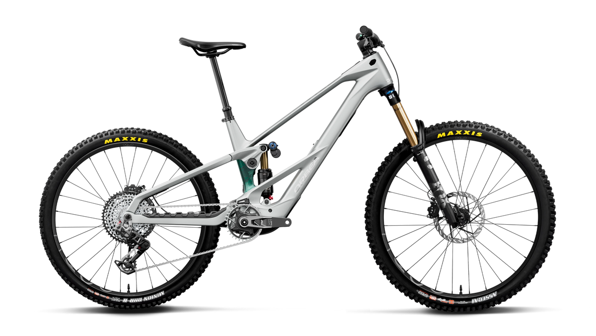 Wild LT M-Team RS Mullet - Smooth Silver (Matt)/Escape Green Carbon View (Gloss)