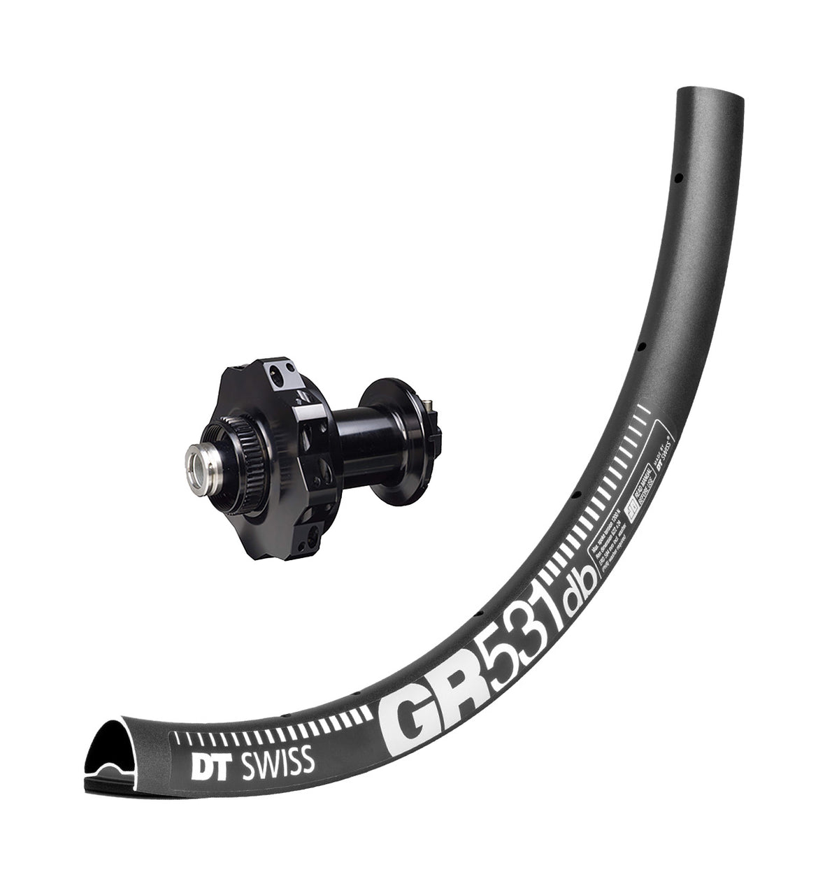 29 S wheelset, DT Swiss GR 531, Center Lock, 32 holes - black