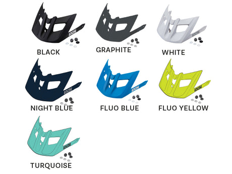 Visor + Pins Trail EVO SM-XLW - Ocean