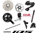 105 Di2 Komplettgruppe, 12-fach - 50-34 Zähne Shimano
