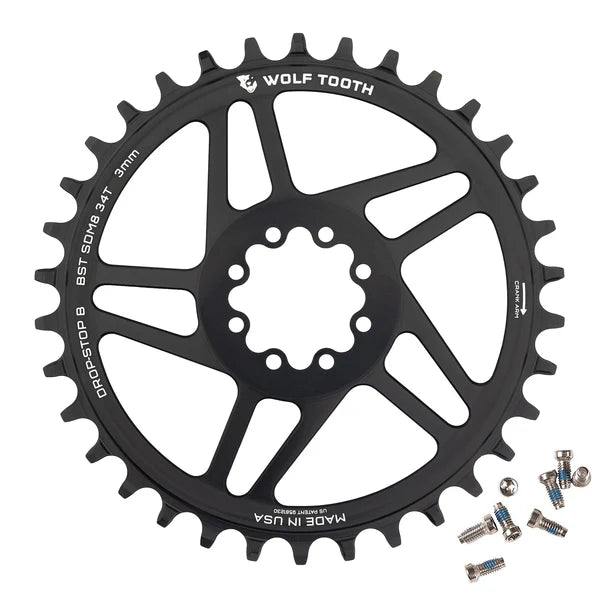 SRAM Direct Mount Kettenblatt, Boost 55mm/Offset 3mm, Drop-Stop B - black
