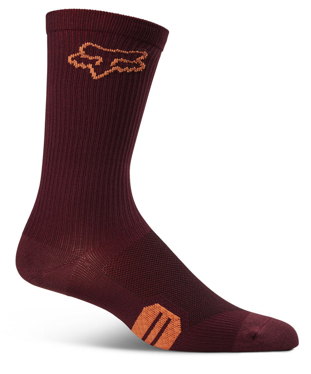 Womens 8'' Ranger Sock - dark maroon
