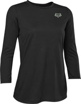 Womens Ranger Dr 3/4 Jrsy - black