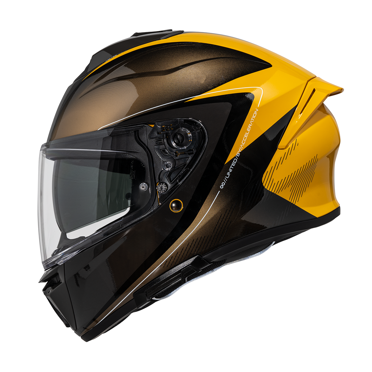 Rapid 1.0 Graphic full-face helmet - mango-anthracite