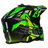 Motocross Helm iXS363 2.0 schwarz matt-gelb neon-grün neon