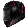 Integral Helm iXS217 2.0 zwart mat-rood