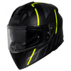Integral Helm iXS217 2.0 zwart mat-geel neon