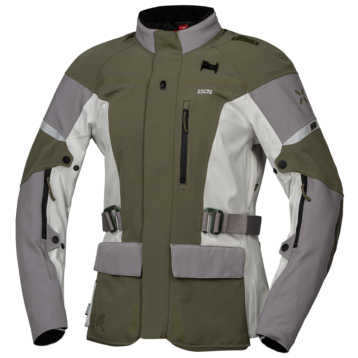 Damen Venture-STX 1.0 Laminatjacke hellgrau-oliv