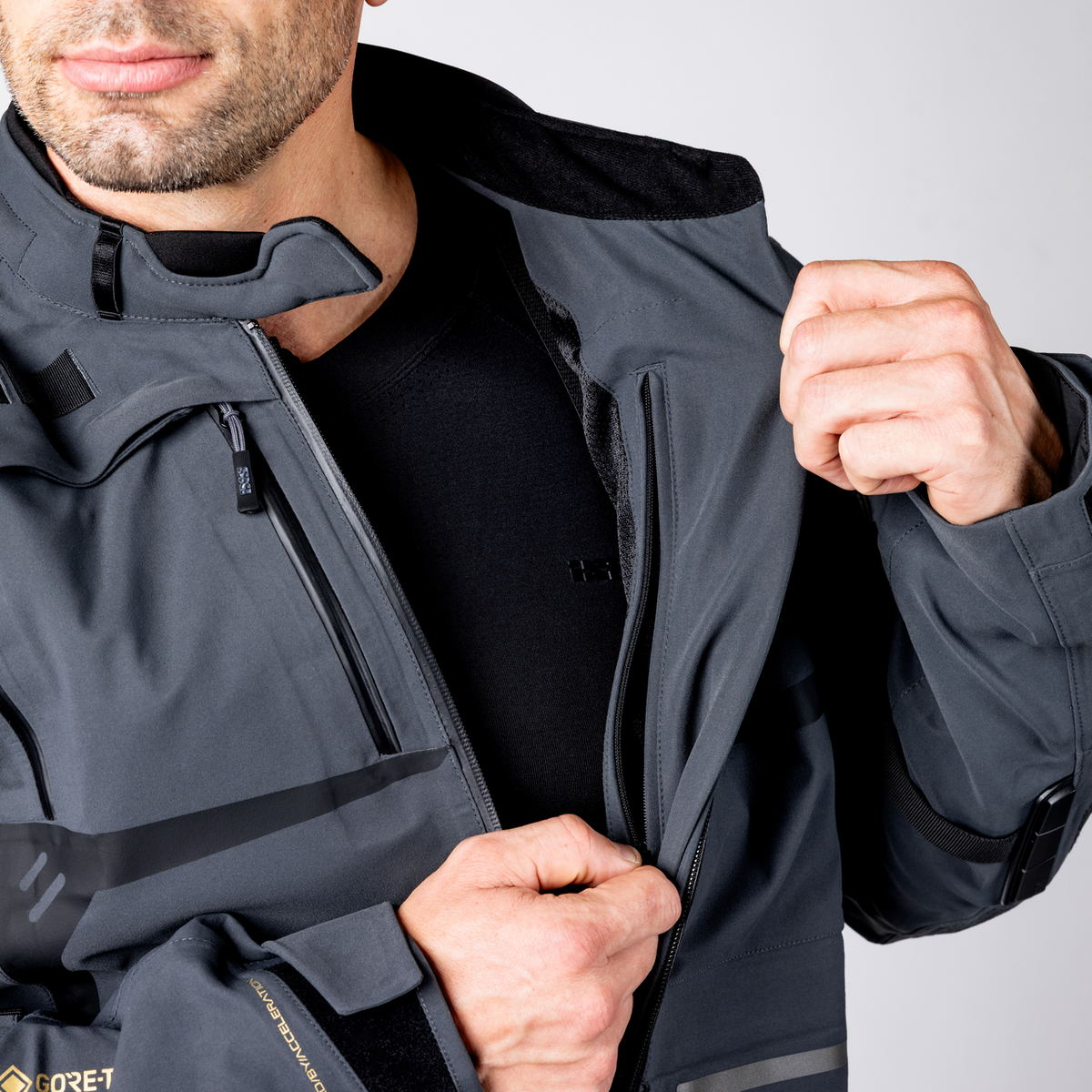 Tourster-GTX 1.0 Laminatjacke - dunkelgrau iXS