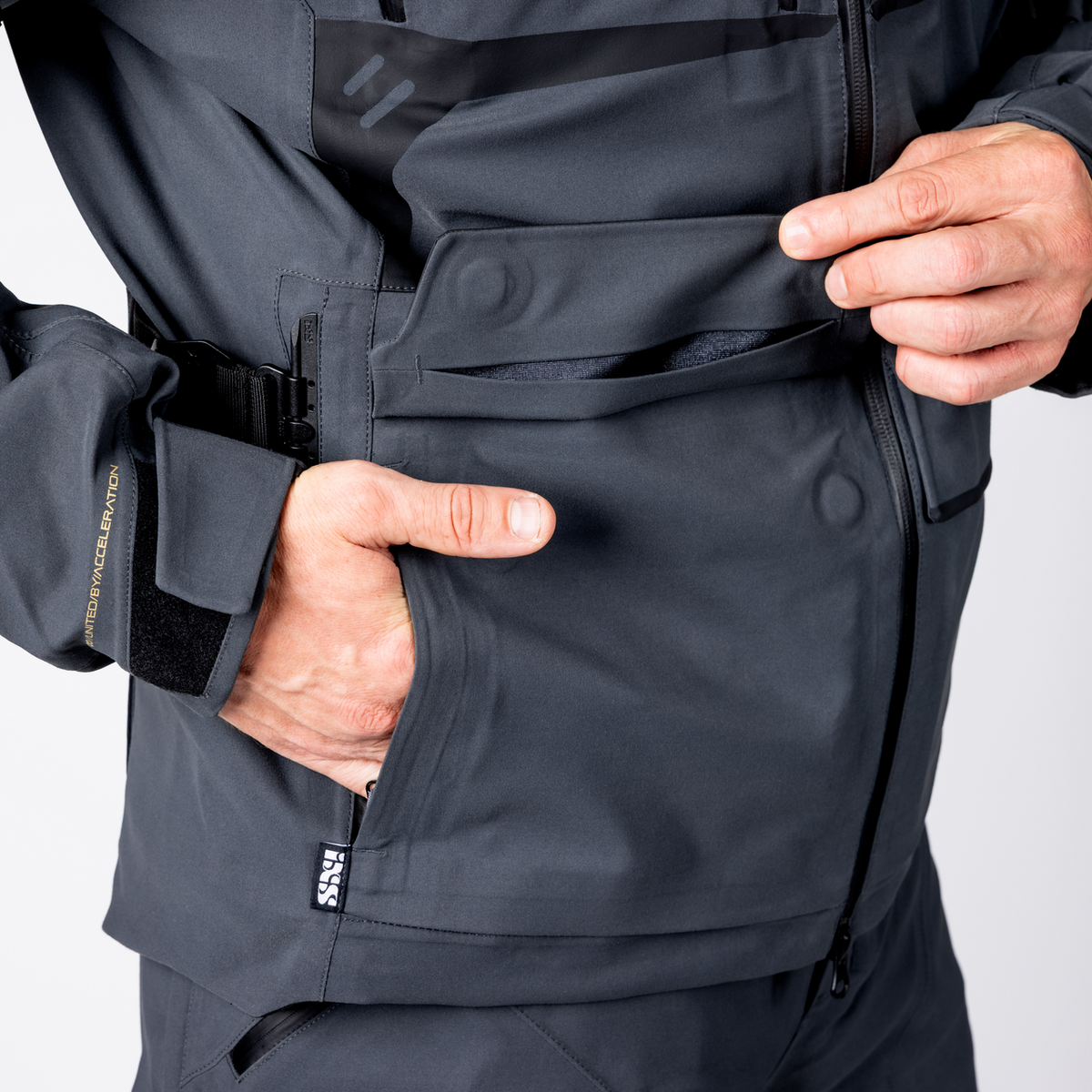Tourster-GTX 1.0 Laminatjacke - dunkelgrau iXS
