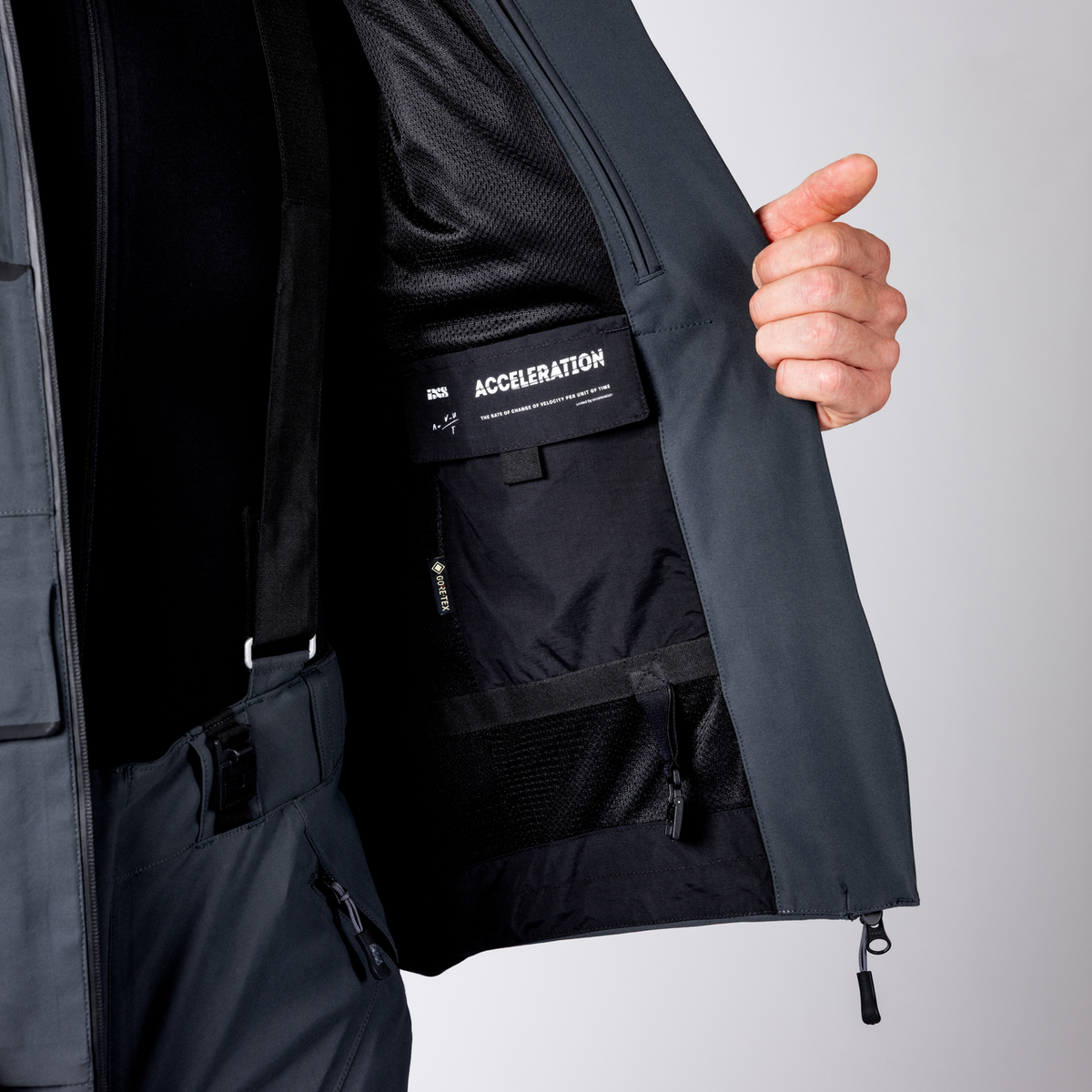 Tourster-GTX 1.0 Laminatjacke - dunkelgrau iXS