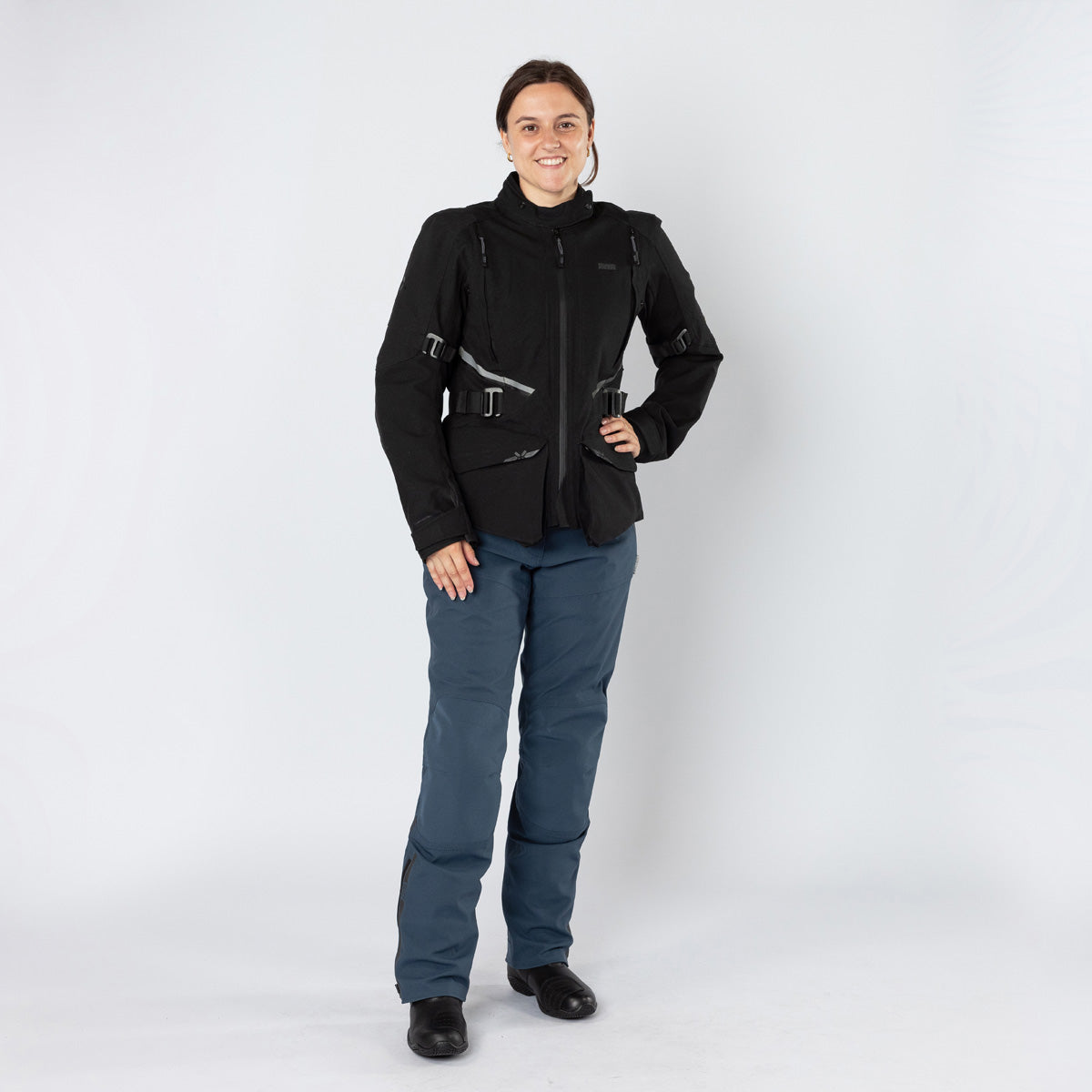 Damen Tourster-STX 1.0 Laminatjacke schwarz