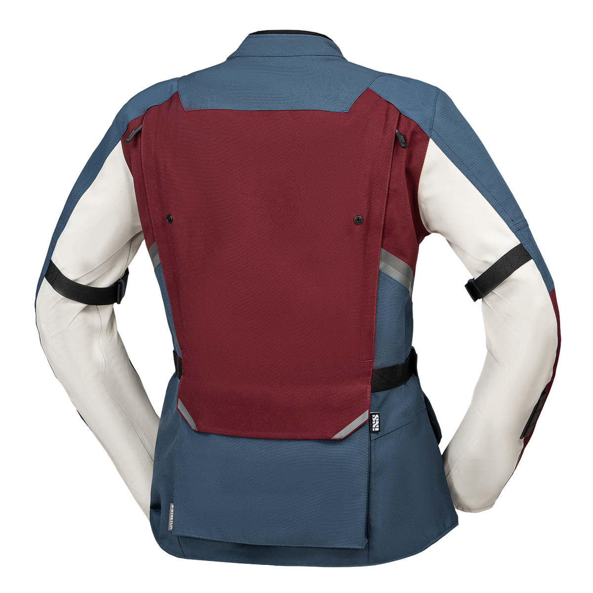 Damen Tourster-STX 1.0 Laminatjacke - weinrot-blau-cool grey iXS