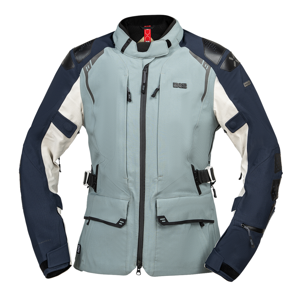 Tourster-STX 2.0 WMS Laminatjacke - dunkelblau-blau grau-cool grau iXS