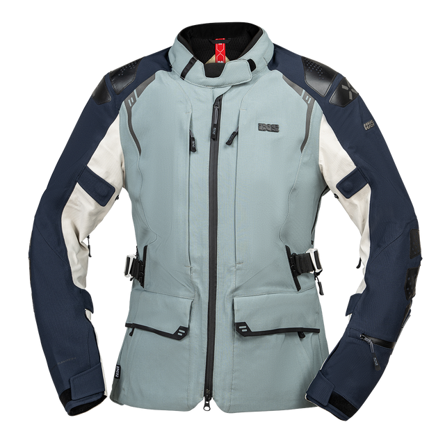 Tourster-STX 2.0 WMS Laminatjacke - dunkelblau-blau grau-cool grau iXS