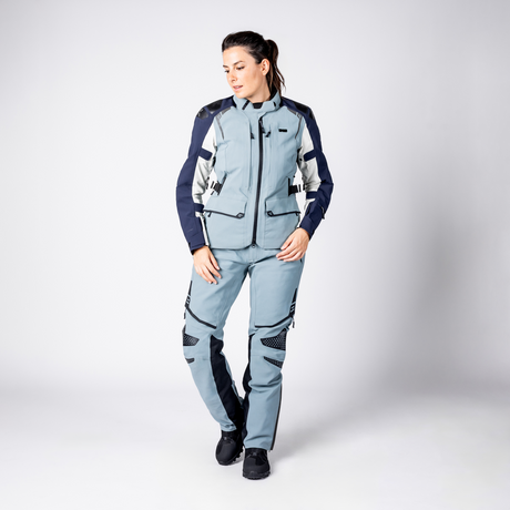 Spodnie motocyklowe Tourster-STX 2.0 WMS Laminathose - niebiesko-szare