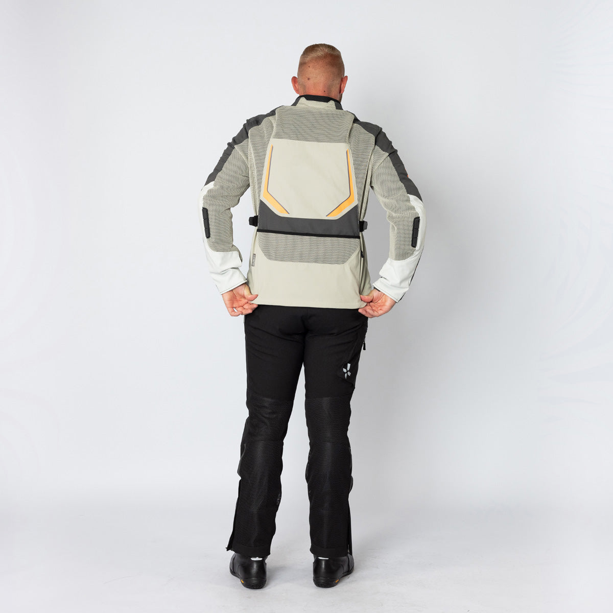 Tourster-BigAir 1.0 Jacke steingrau-dunkelgrau-orange