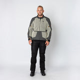 Tourster-BigAir 1.0 Jacke steingrau-dunkelgrau-orange