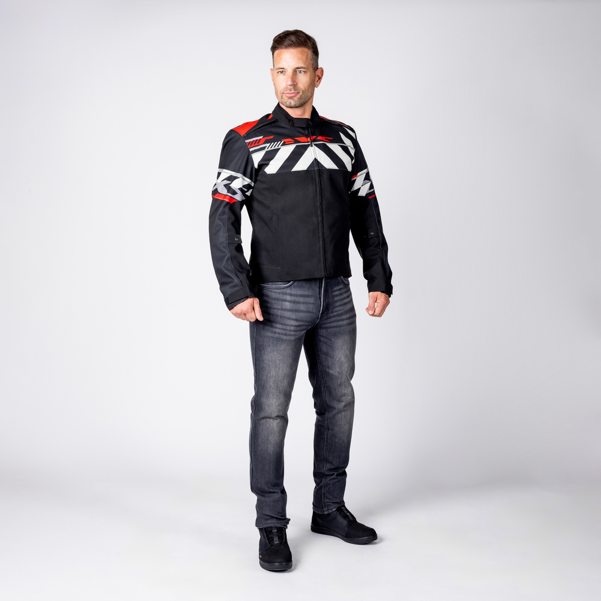 Rapid-STX 2.1 Chaqueta laminada - negro-rojo-gris