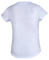 Damen T-Shirt On Two Wheels - weiss-pink iXS
