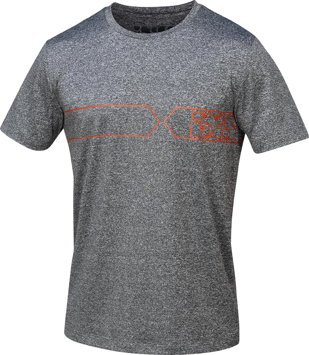 Team T-Shirt Function - grau-rot iXS