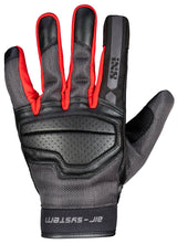 Classic Handschuh Evo-Air schwarz-dunkelgrau-rot iXS