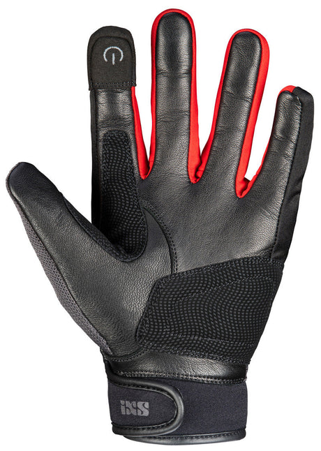 Classic Handschuh Evo-Air schwarz-dunkelgrau-rot iXS
