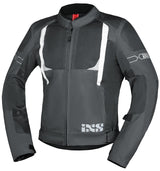 Sport Jacke Trigonis-Air dunkelgrau-grau-weiss iXS
