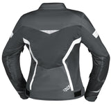 Sport Damen Jacke Trigonis-Air dunkelgrau-grau-weiss iXS