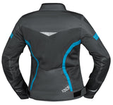 Sport Damen Jacke Trigonis-Air dunkelgrau-grau-türkis iXS