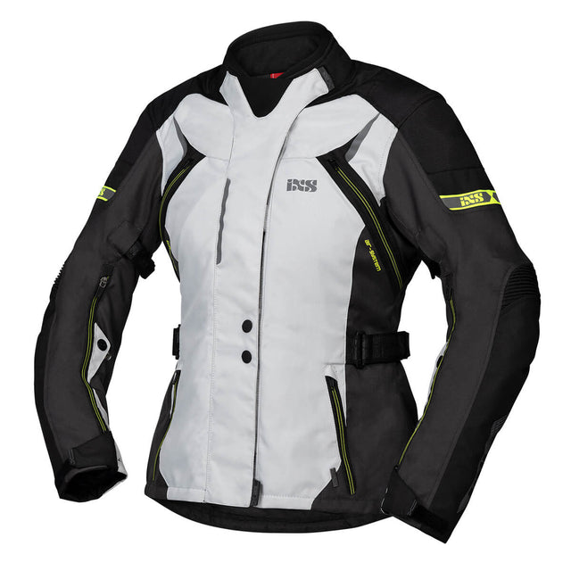 Damen Jacke Tour Liz-ST - grau-schwarz-gelb iXS