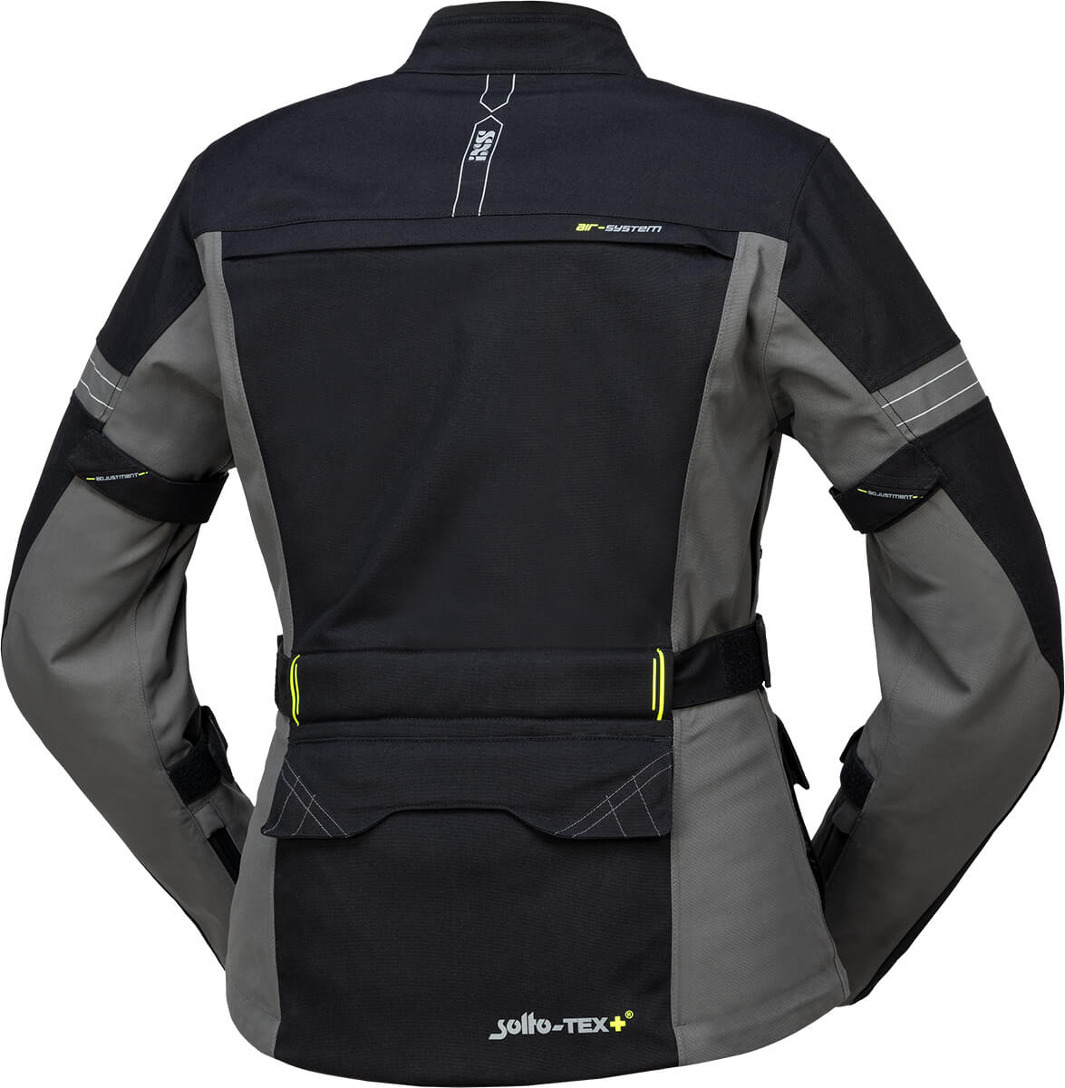 Tour Damen Jacke Laminat-ST-Plus - schwarz-grau iXS