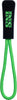 Set de porte-clés zippés vert