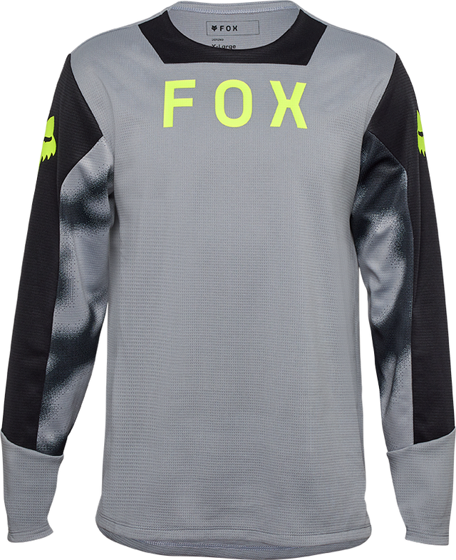 Youth Defend Long Sleeve Jersey Taunt - Steel Grey