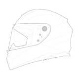 Venture 1.0 Klapphelm Pinlockscheibe DKS518 MaxVision - klar iXS