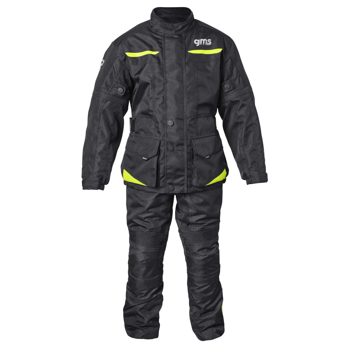 Jacke Gear WP Junior schwarz-fluogelb