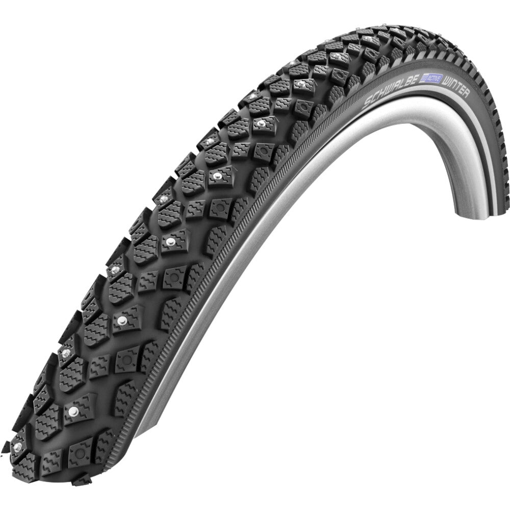 Winter Wire Tyre - 28x1.35 inches - K-Guard - Reflective Strip - black