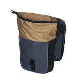 Double sacoche Miles noir/gris - 34 litres
