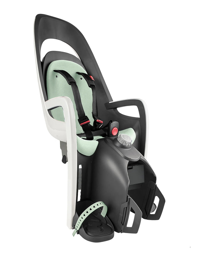 Caress Kindersitz für Gepäckträger - grau/weiß/mint