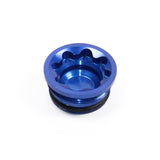 Drilling cover for V4 brake caliper large - Blue