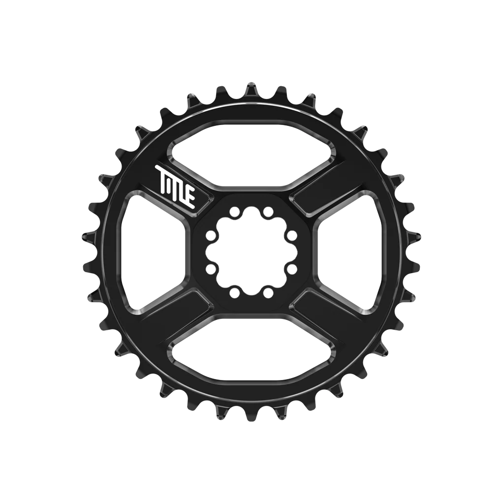 CR1 Sram 8 Bolt chainring, Shimano HG 12-speed - black