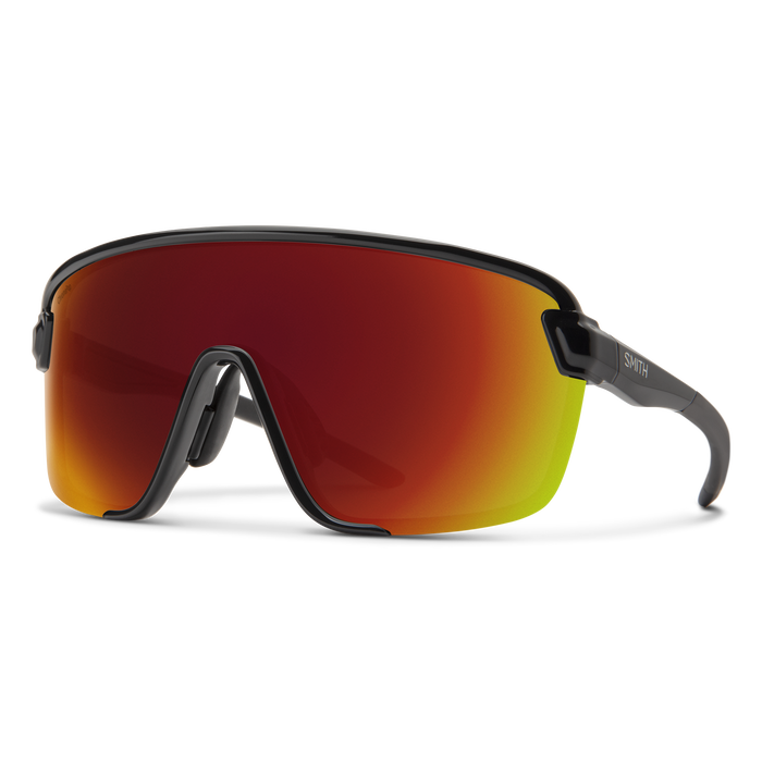 Bobcat - Black + ChromaPop Red Mirror Lens