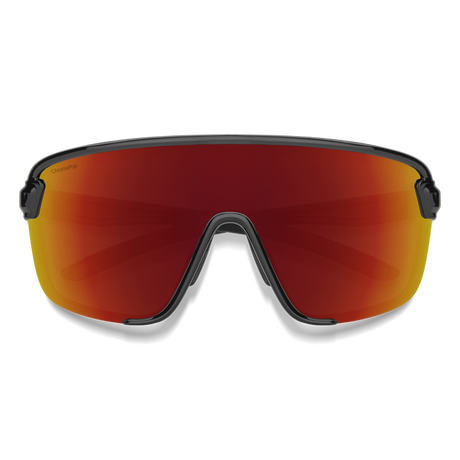 Bobcat - Black + ChromaPop Red Mirror Lens 
